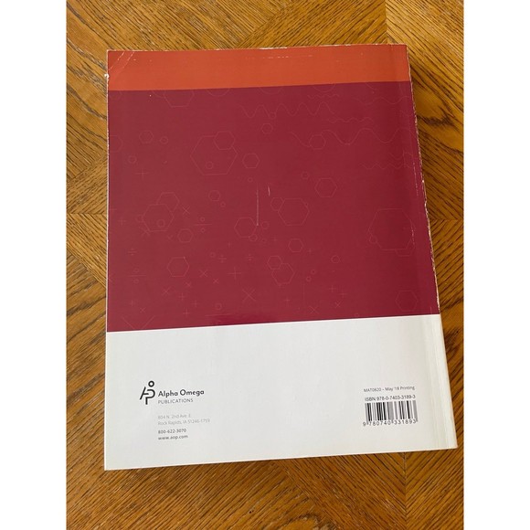 AOP Lifepac Teacher's Guide Math Language Arts - Picture 12 of 12